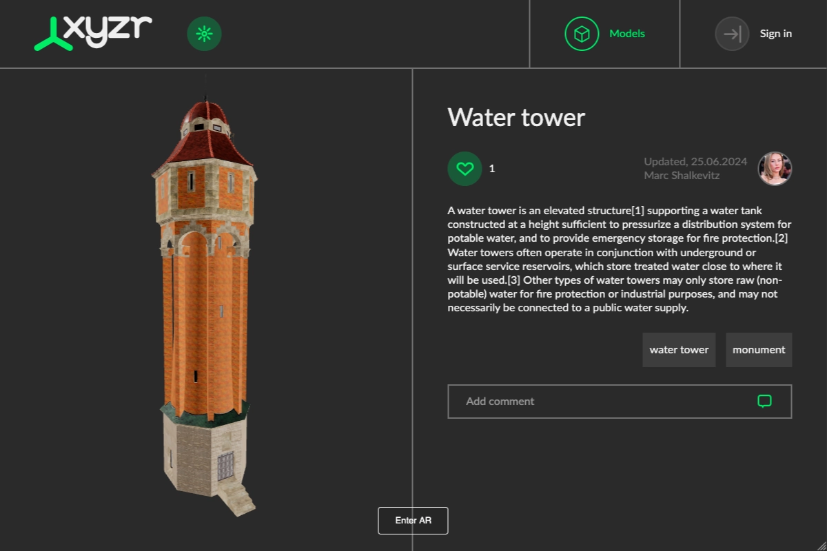 xyzr — 3d model viewer